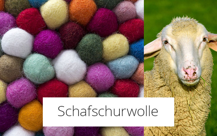 Schafschurwolle